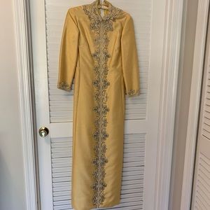 Vintage 50s floor length gown